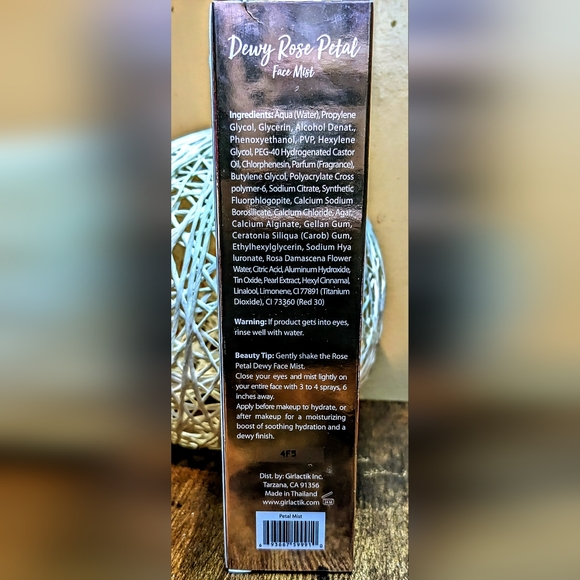 5/75$ GIRLACTIK Rose Petal Dewy Face Mist - Picture 6 of 15